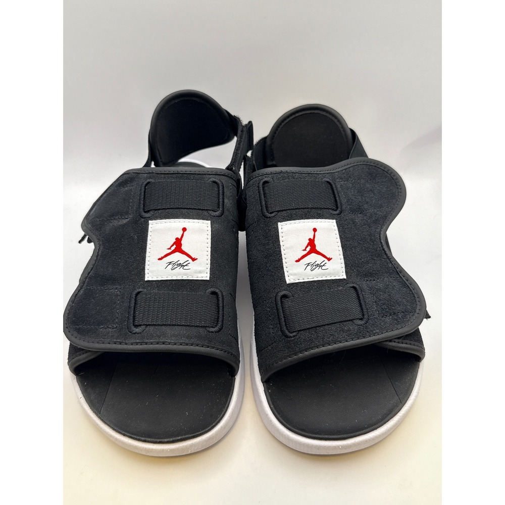 Jordan LS Slide Black White University Red DO6379-061 Mens Size 9 Sandals